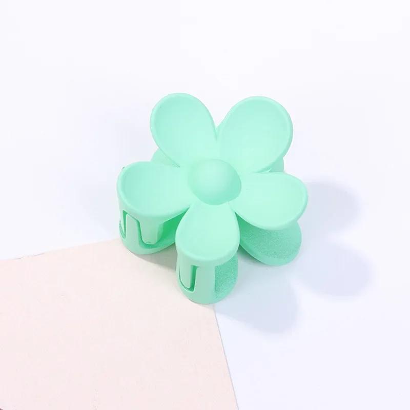 3.5cm 7cm Korea Flower Shape Hair Claw Clips Women Girls Ponytail Hairpin Barrette Headwear Accessories