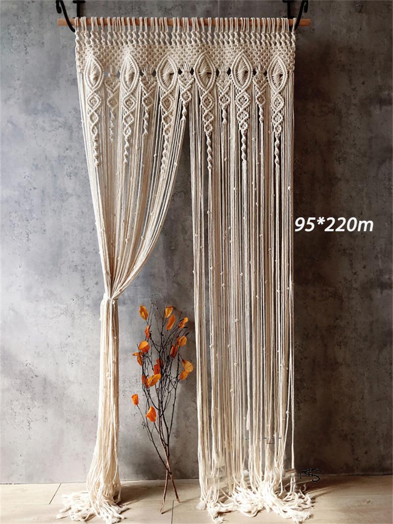 Large Tassel Hand-woven Macrame Cotton Door