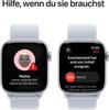 Apple Watch Series 10 4G 46mm Aluminium Silber Sport Loop Blaue Wolke