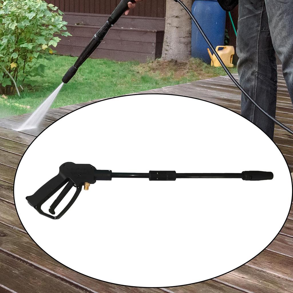 High Pressure Washer Sprayer Head Car Wash Easy to Install Attachment with Extension Wand