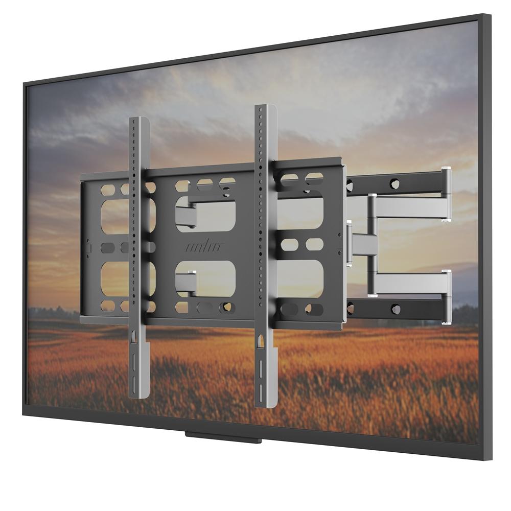 Full Motion TV Wall Mount Bracket for 55-100 Inch LED Flat Screen TVs Monitors, Heavy Duty Dual Articulating Arms up to 120KG
