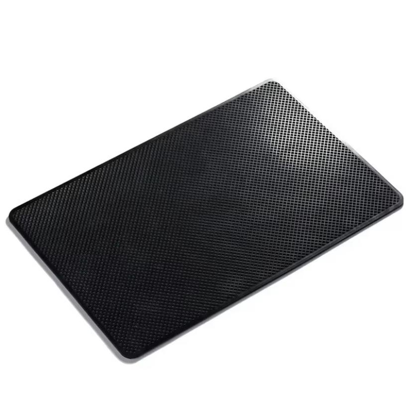 Auto Dashboard Sticky Anti Slip Pvc Mat Automotive Non Slip Sticky Gel Pad Fit For Iphone16 15 14 13 12 11 Samsung Phone Sunglasses Mount