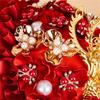 Elegant Chinese Wedding Bridal Bouquets Traditional Modern Design Artificial Flower For Bride Ceremony