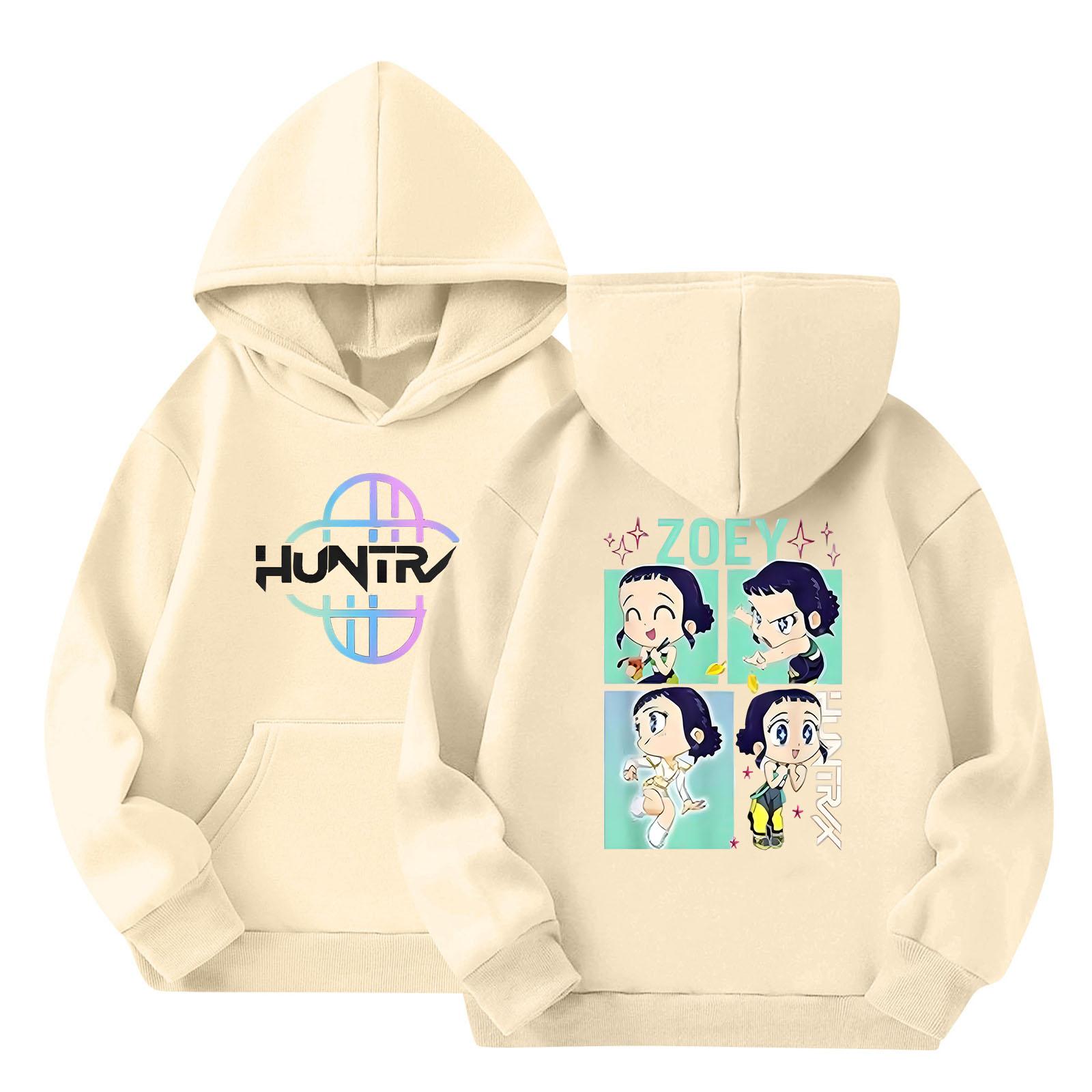 

Детская толстовка с капюшоном для мальчиков и девочек, модная толстовка с длинными рукавами и принтом 120 бежевый