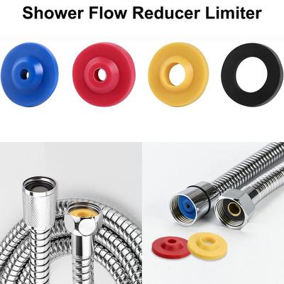 Shower Head Limiter Silicone Shower Flow Reducer Limiter Waterproof Shower Flow Control Water Flow Restrictor Handheld Showers