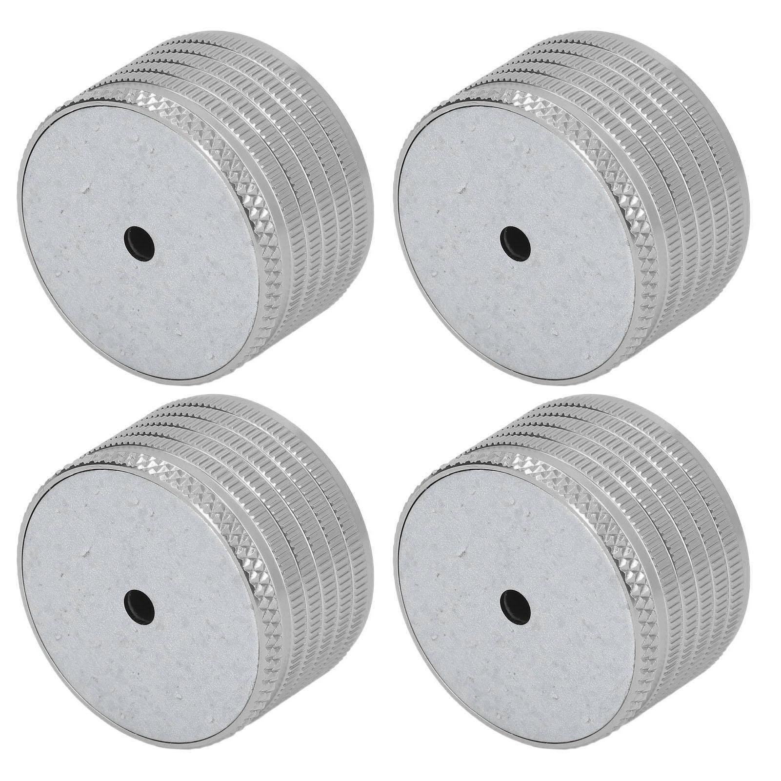 4 PCS Jambes de Support de Cadre de Lit en Alliage d'Aluminium Rehausseurs de Meubles pour Canapé Table Chaise Réglage de Hauteur 23-37 mm