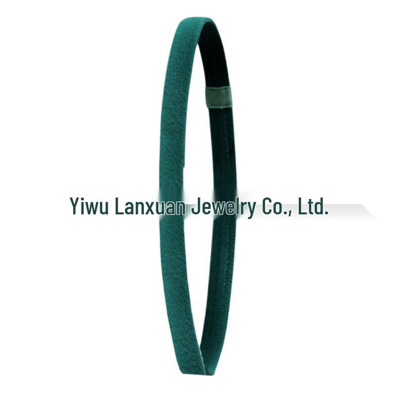 Elastic Candy Color Sports Yoga Headband - Popular European & American Hair Accessory for Running & Football.