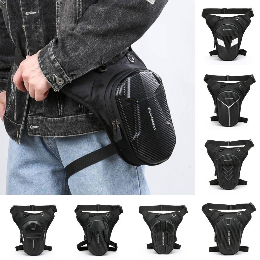 New Sturdy EVA Motorcycle Leg Bag Large Capacity Waterproof Drop Leg Strap Bag with Leg Strap Waist Thigh Bags Outdoor Supplies