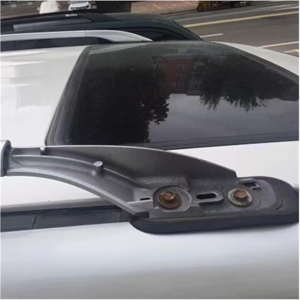 Car Roof Rails Rack End Cover Shel Replacement 4pcs Fit for Land Cruiser LC100 FJ100 1998-2007(Black)