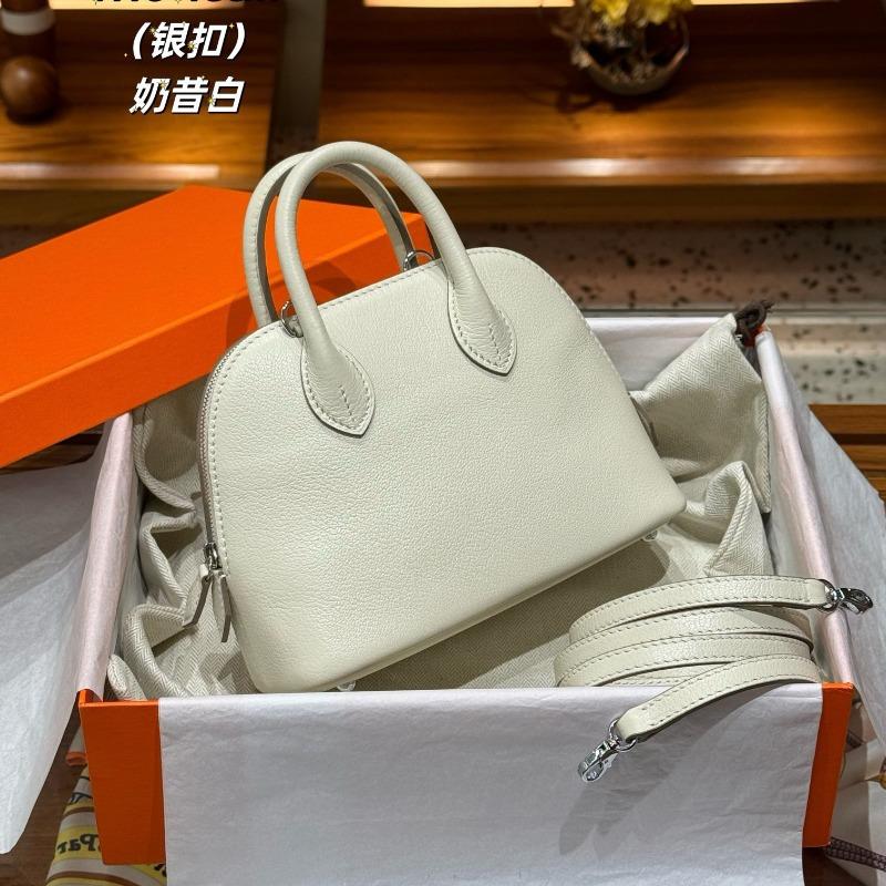 Nouveau sac à bandoulière en cuir de vachette première couche motif mouton français mini coque en cuir sac à main sac bowling