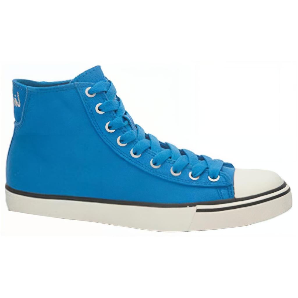 Li Ning High Top Skateboard Shoes Men's Blue White ALAL103-2