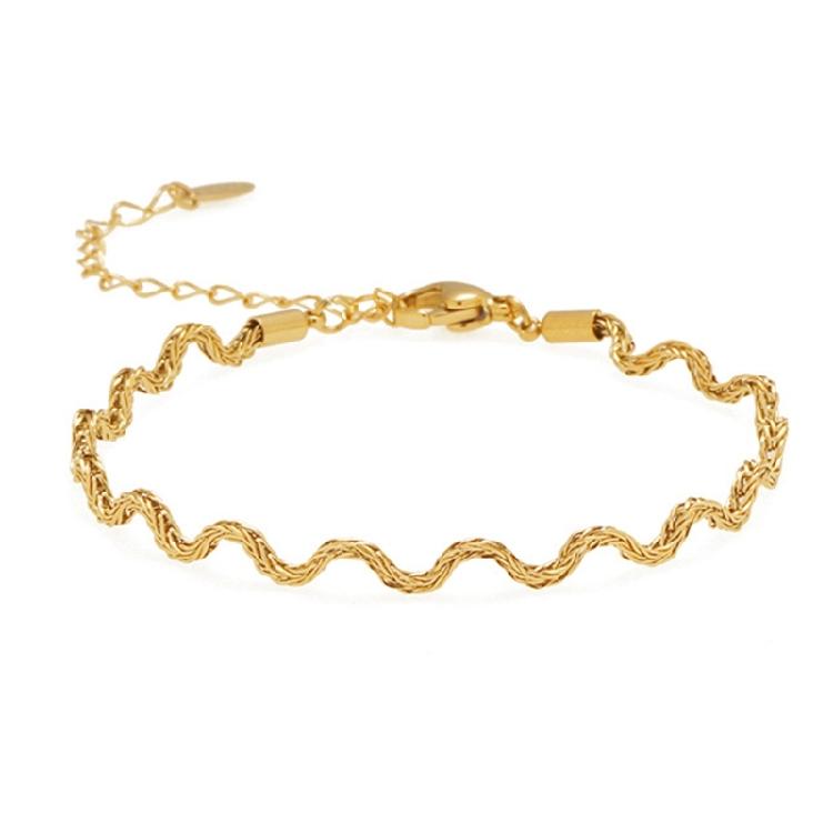 Unisex Modern Chain Link Bracelet Sturdy Titaniums Steel Construction Adjustable Length Water Resistant Designs