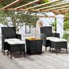 VidaXL Acacia Garden Bistro Set 5 Pcs Outdoor Furniture Patio Furniture Terrace Furniture Furniture of 3058372