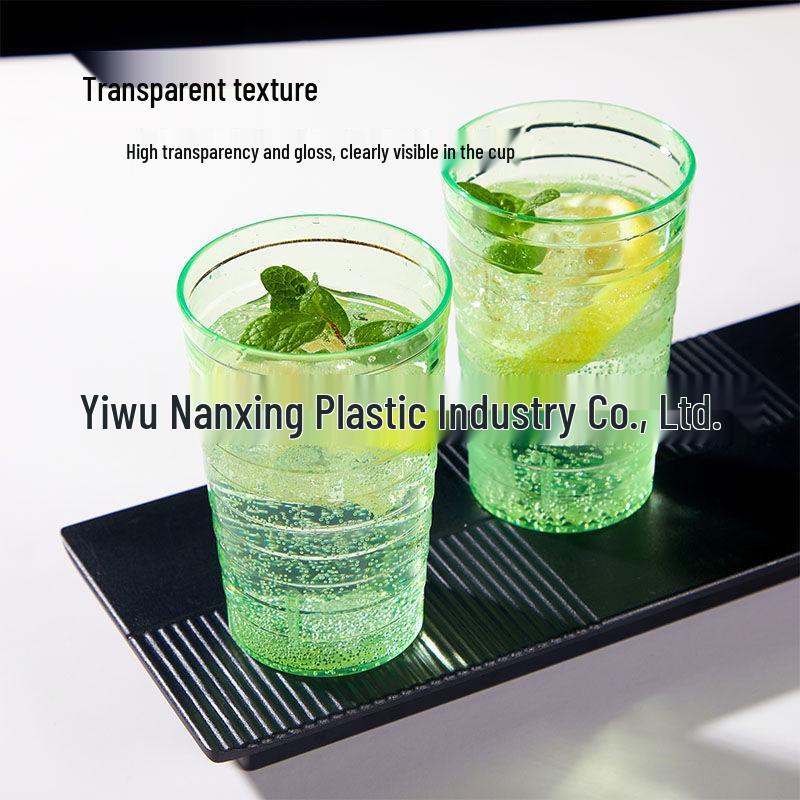 Stocked Drop-Proof Acrylic Beverage Cup - Transparent for Milk, Juice, or Wine