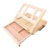 Adjustable Folding Artist Easel Drawing Painting Portable Tabletop Easel Box with Drawer