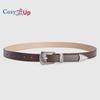 Belt Fashion Retro Silver Buckle Decorative Jeans Simple and Versatile Ladies Belt