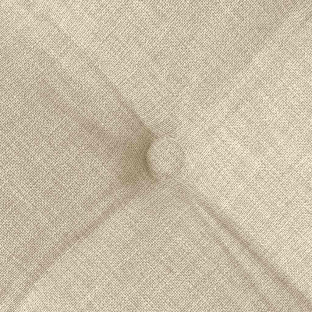 Seat Cushions 4 Pcs Cream 40 X 40 X 6 Cm Fabric