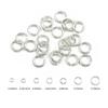 20pcs Genuine 925 Sterling Silver Open Jump Rings Split Ring for Key Chains Jewelry Making Findings Accessories