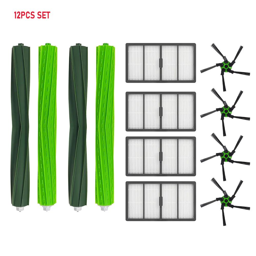 For iRobot Roomba S9(9150) S9+ S9 Plus(9550) Series Vacuum Cleaner Rubber Roller Brushes HEPA Filter Vacuum Bags Main Side Brush