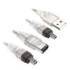 Professional USB To IEEE1394 FireWire Cable USB To 1394 Data Cable For Digital Video Cameras And Computers 1.5m