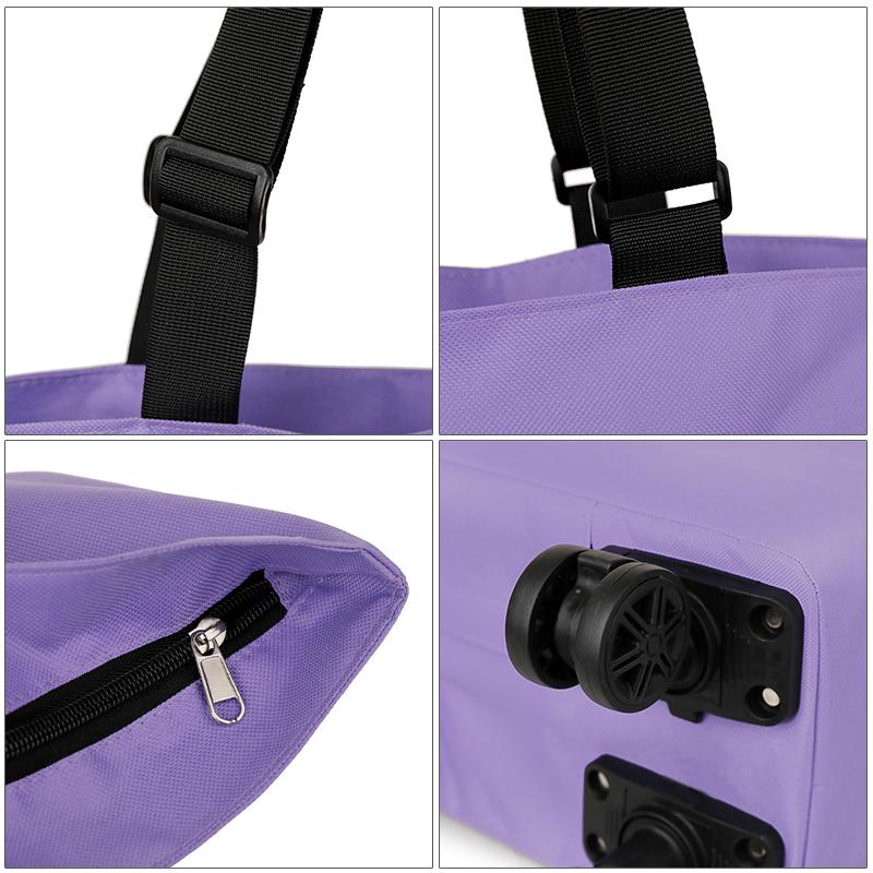 New Large-capacity Universal Wheel Bag Supermarket Shopping Portable Waterproof Handbag Foldable Luggage Trolley Bag Tugboat Bag Storage Bag