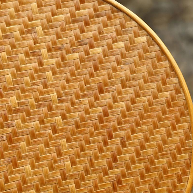 Handcrafts Bamboos Woven Fan Lightweight Cooling Fan for Summer Cooling Paddles and Weddings Parties Home Decors Gift