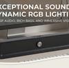 Computer Speaker Bluetooth 6.0 USB Powered PC Speaker with RGB Light 3.5mm AUX 2.0 Channel for Laptop