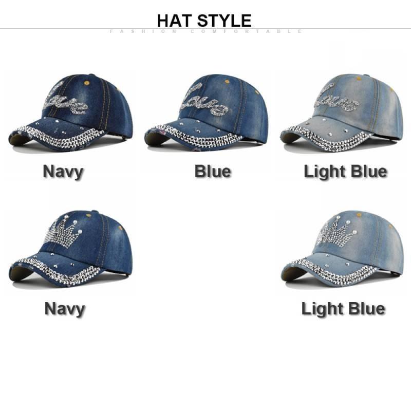 Cowboy Glitter Hat Embellishments Baseball Hat Holes Duck Tongue Sunshade Hat