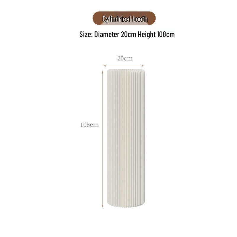 Multi-Layer Folding Exhibition Stand & Wedding Aisle Display Rack with Creative Cylinder Design
