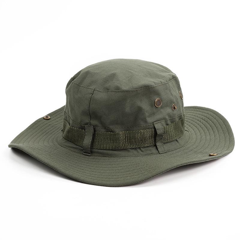 Doppelseitige tragbare Fischer-Beanie-Mütze mit großer Krempe für Sommerreisen und Outdoor-Angeln