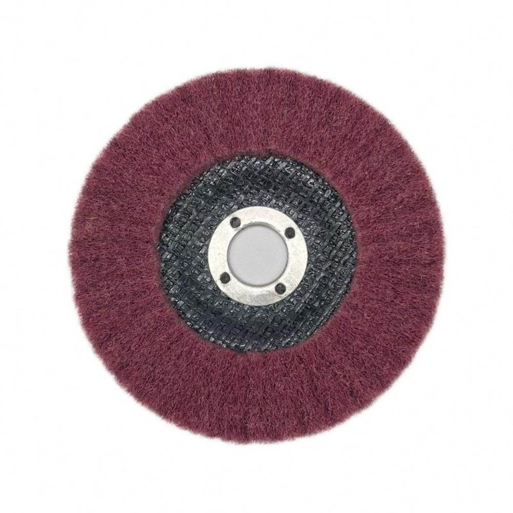 

4.5 115mm Non-Woven Grinding Wheel Scouring Pad Flat Flap Grinding Wheels Polishing красный