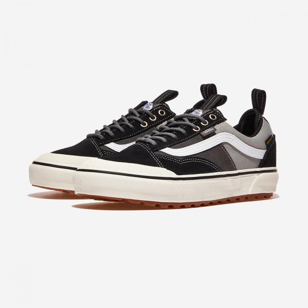 Vans Mte Old School Waterproof   Black Pewter White Vn000cvnbh4 Black Pewter White