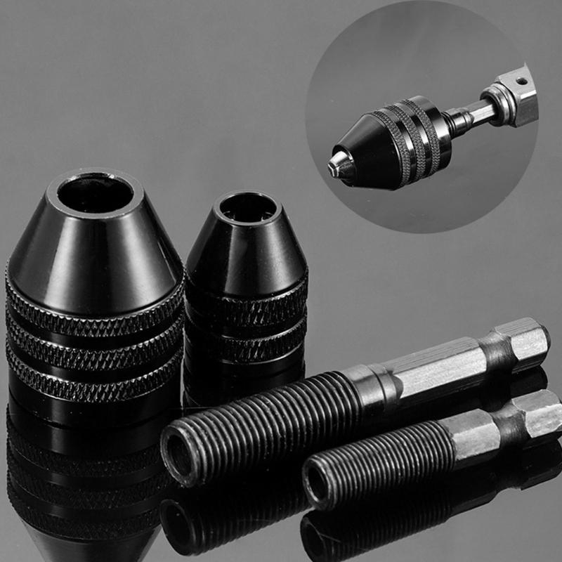 Hexagonal Shank Three Jaw Chuck Suitable For Power Tool Efficient Drill Changes Professional Crafting Needs Woodworking