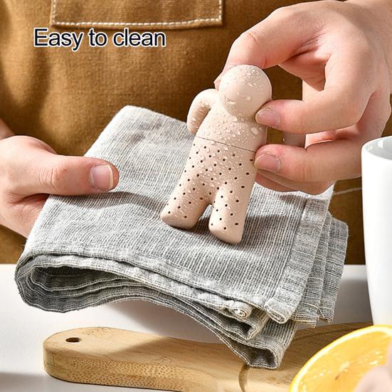 Silicone Tea Filter Hanging Tea Strainer Reusable Tea Infuser Unique Tea Brewing Tool for Home Restaurant Outdoor Travel