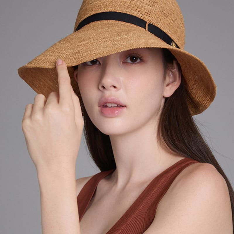 WHITE SANDS Raffia Bucket Hat Makena (3 colors)