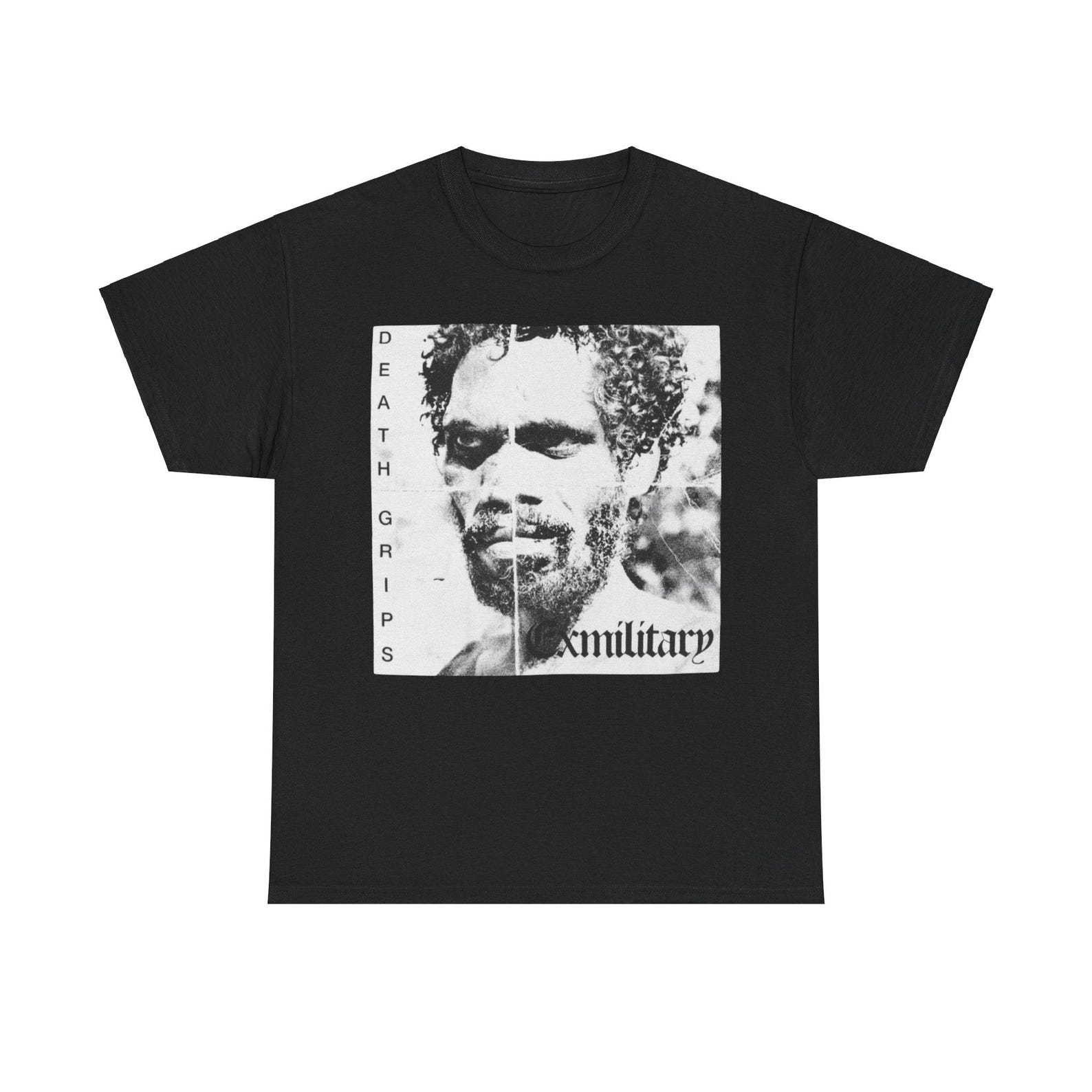Death Grips Exmilitary Classic Tee Album Tour Merch T shirt - Black All Sizes 2XL