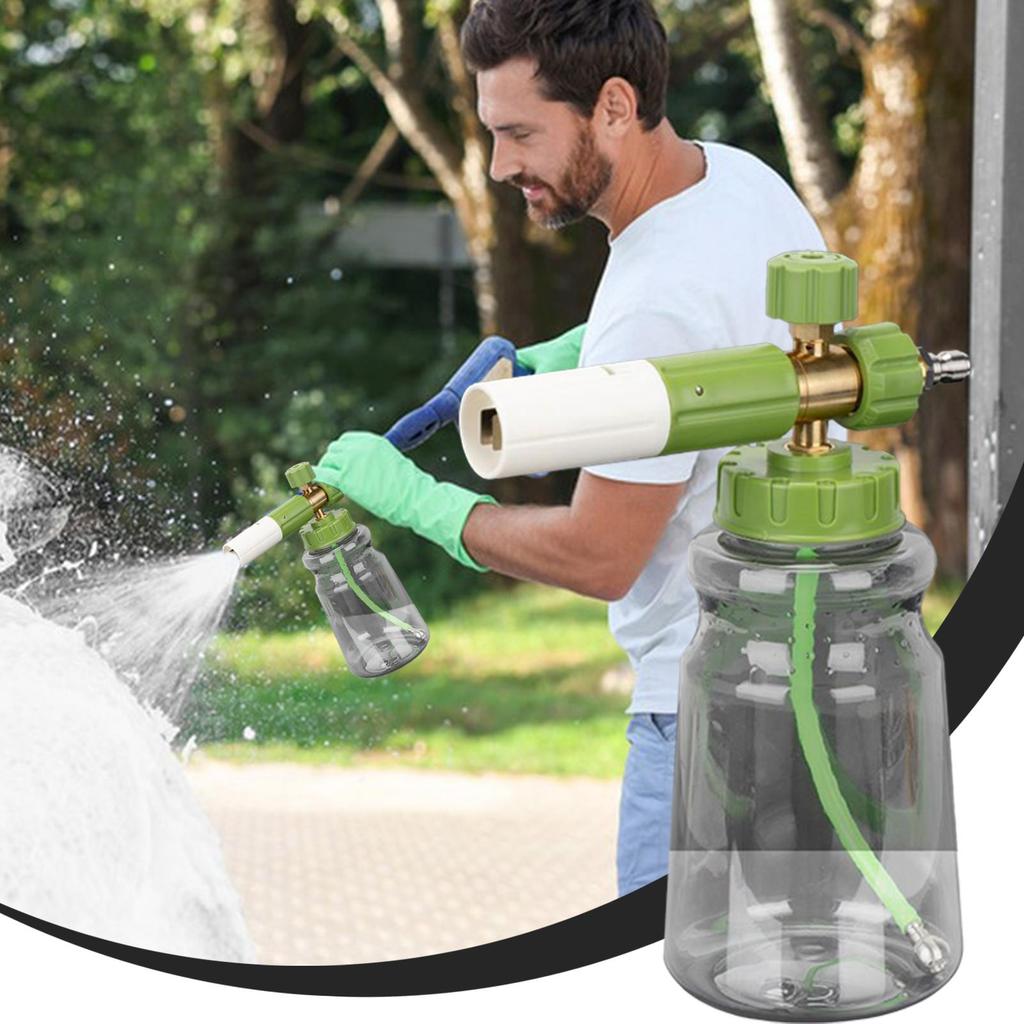 Car Foam Sprayer Adjustable Nozzle Pressure Washer Sprayer Foam Sprayer Adjustable Nozzle Foamer With Quick Connector Hose
