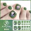 3D Faux Diamond Toe Nail Stickers, Waterproof Long-Lasting Skin Brightening Toe Nail Patches