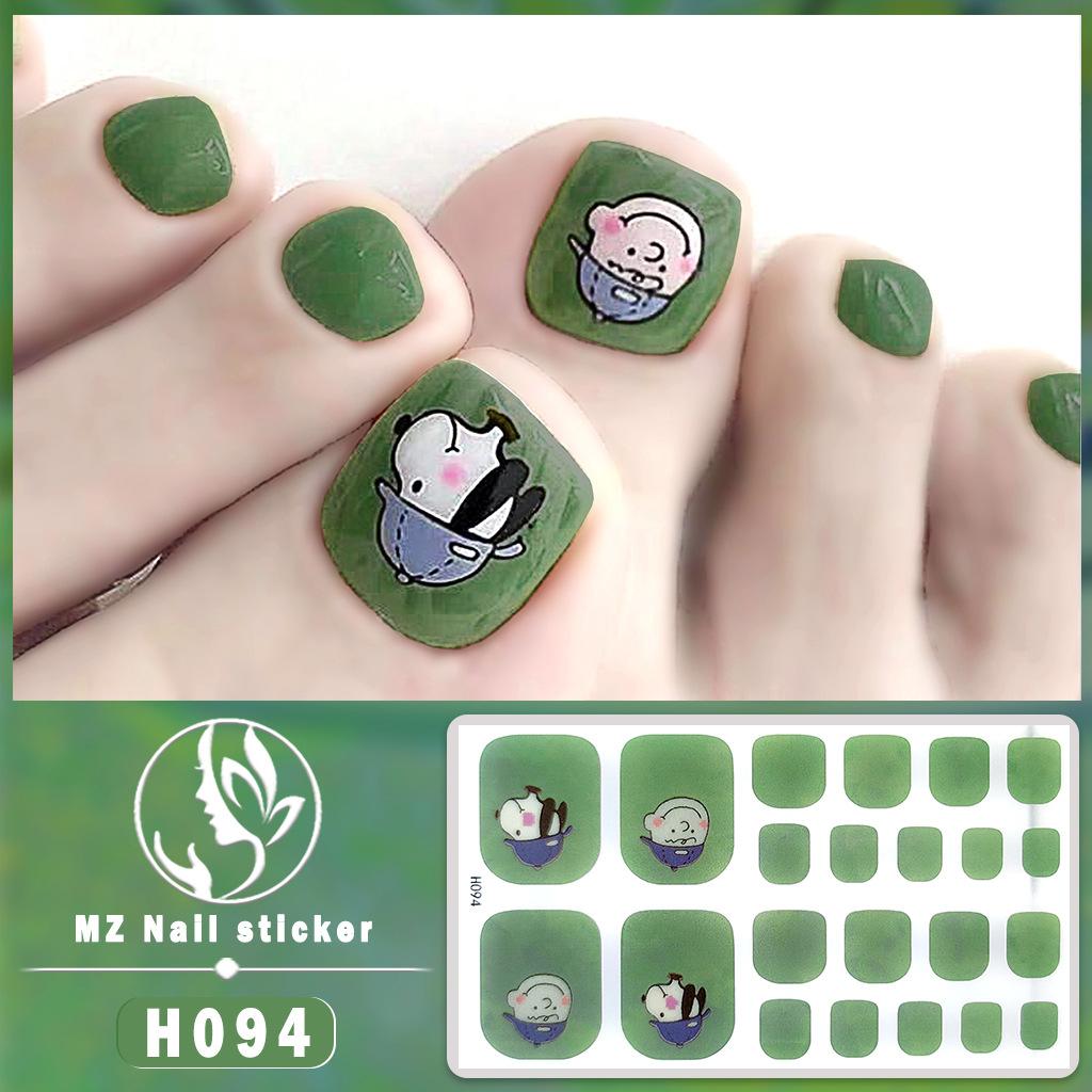 3D Faux Diamond Toe Nail Stickers, Waterproof Long-Lasting Skin Brightening Toe Nail Patches
