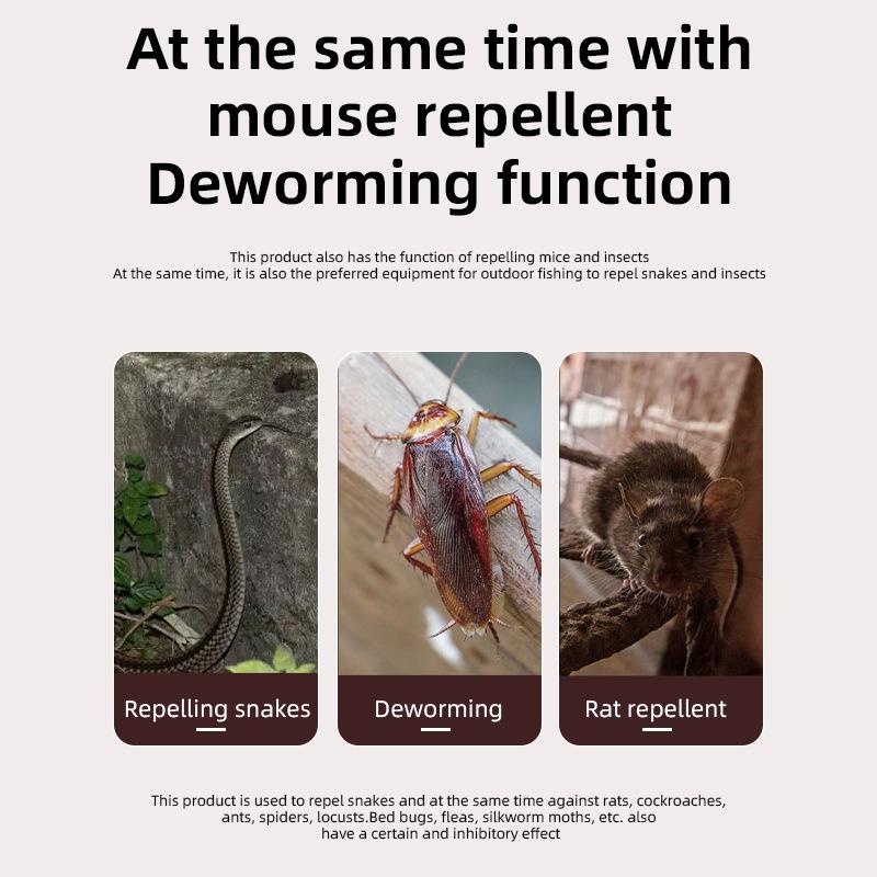 4pcs a Set Solar Bird Repeller Waterproof Orchard Farmyard Snake and Rat Exterminator Outdoor Ultrasonic Animal Repeller