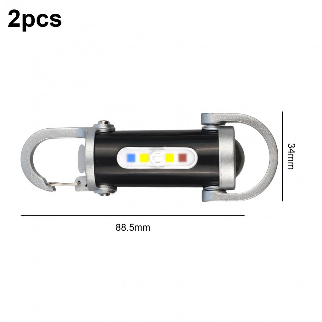 Mini Keychain Flashlight USB Rechargeable Flashlight Multiple Lighting Modes