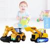 Colorful Electric Excavator Toy With Cool Lights And Music For Kids Fun Playtime
