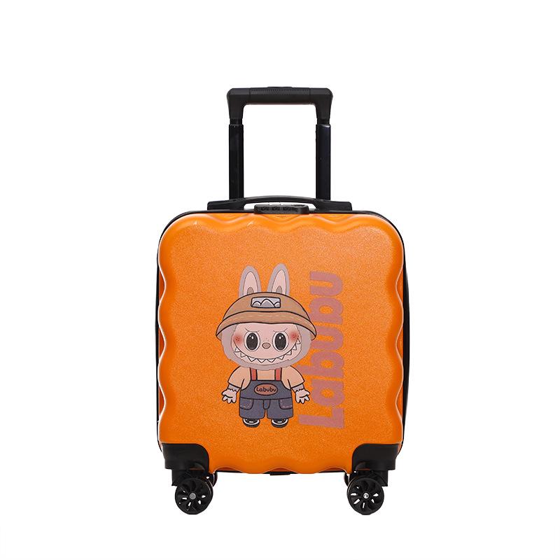 Children's Fashion Cartoon Trolley Case with Universal Wheels & Combination Lock