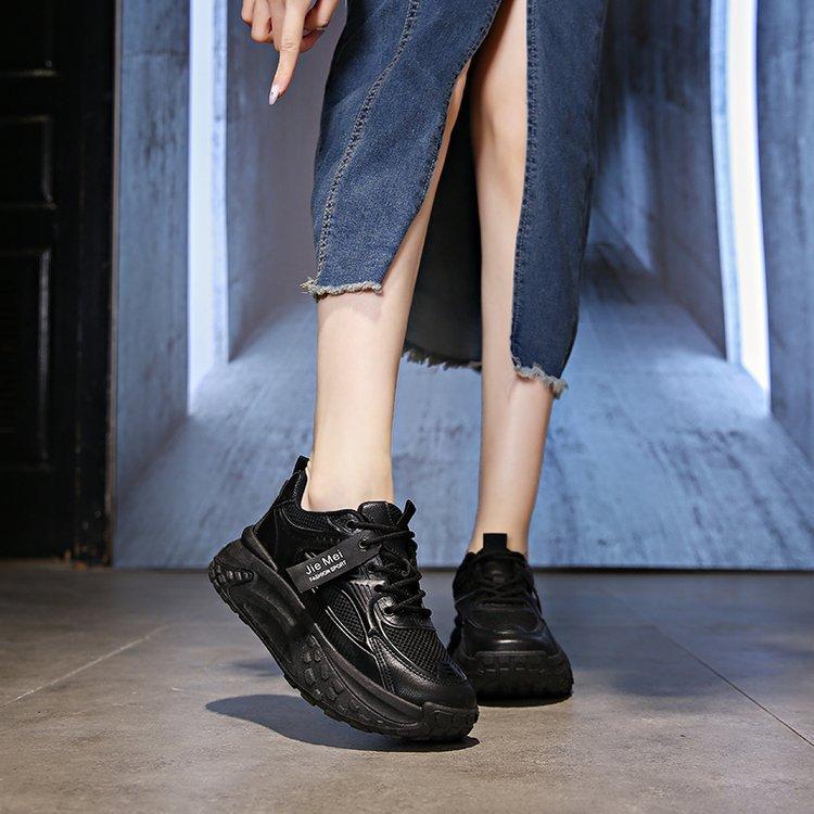 Daddy shoes women's 2025 new muffin platform casual shoes outdoor sports shoes foreign trade fashion women's running women's shoes