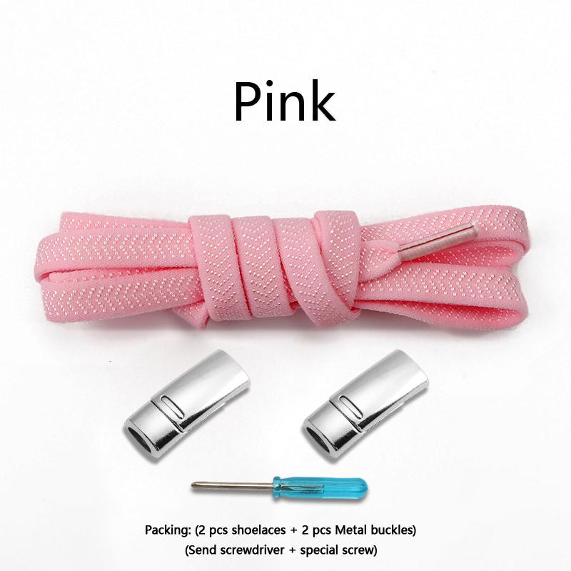 1Pair Magnetic Lock Shoelaces Without Ties Elastic Laces Sneakers No Tie Shoe Laces for Kids Adult Flat Shoelace Rubber Bands