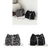 Street Style Bucket Bag For Women With Drawstring Closure And Padded Superfiber Material