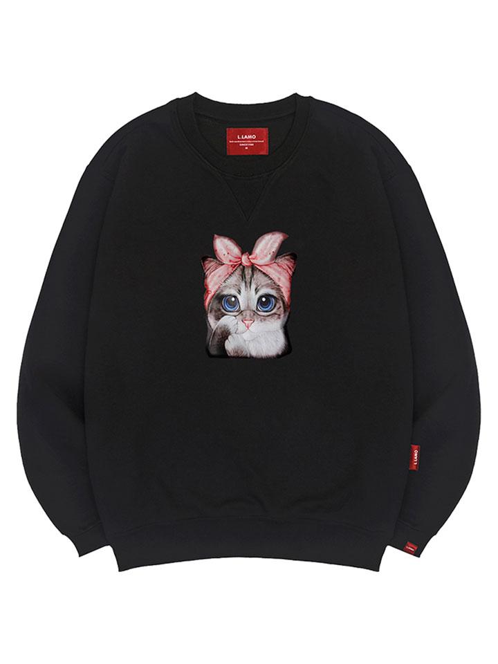 Ellamo Baby Cat Sweatshirt Unisex Big Size S~4Xl (Type A)