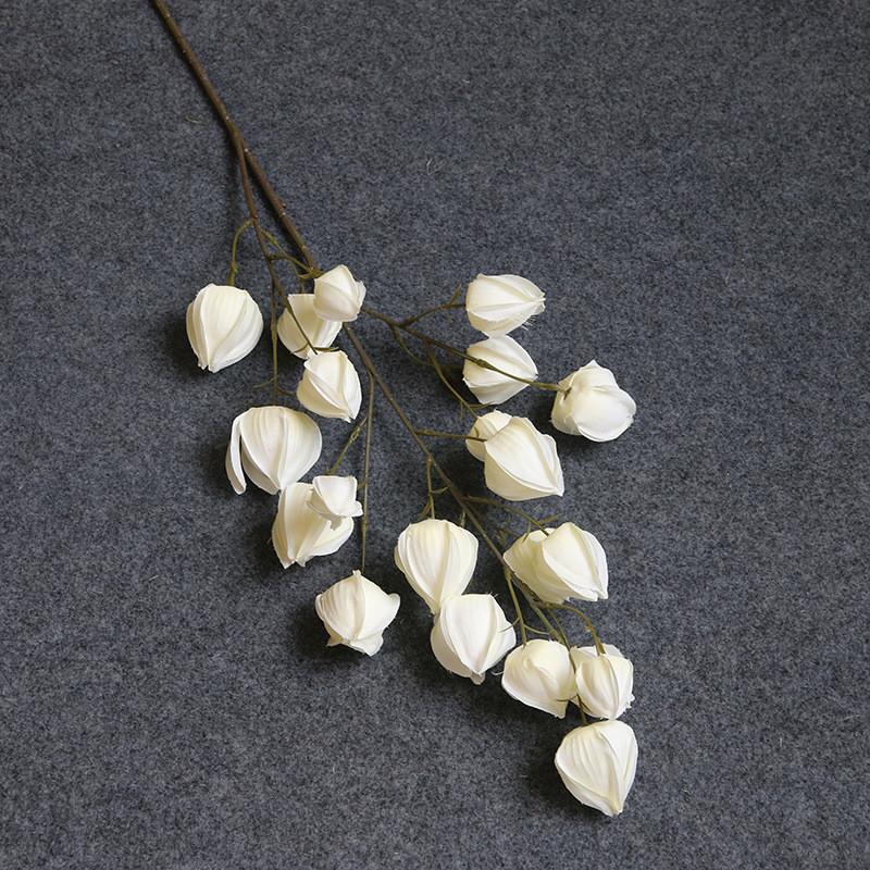 

Silk Flower Lanterns For Wedding Decor With Artificial Blooming Garland For Home And Event Use White