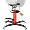 Transmission Jack,0.75 Ton/1660 Lbs Capacity Hydraulic Telescopic Transmission Jack, 2-Stage Floor Jack Stand with Foot Pedal