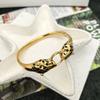 New High-end Cast Bracelet Leopard Head Versatile Fashionable Bracelet for Women